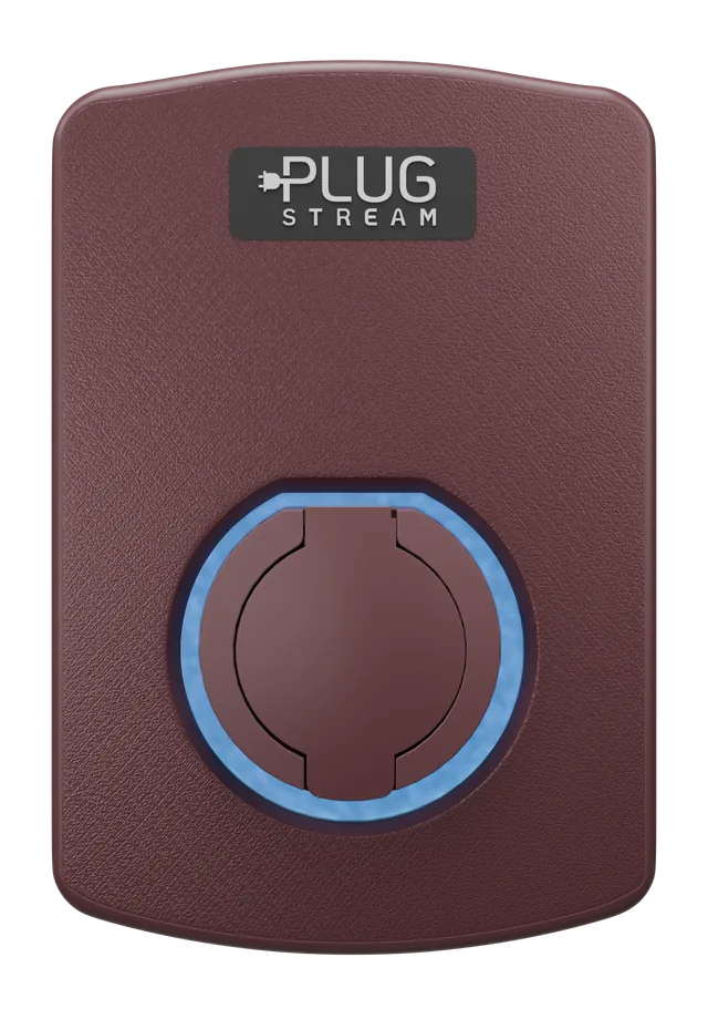Dark Red PlugStream 7 face plate option