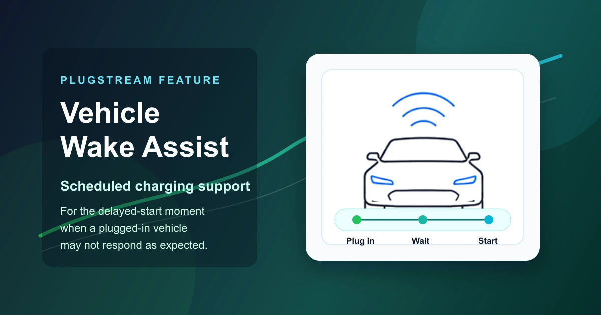 Vehicle Wake Assist: helping scheduled EV charging start when the vehicle is asleep