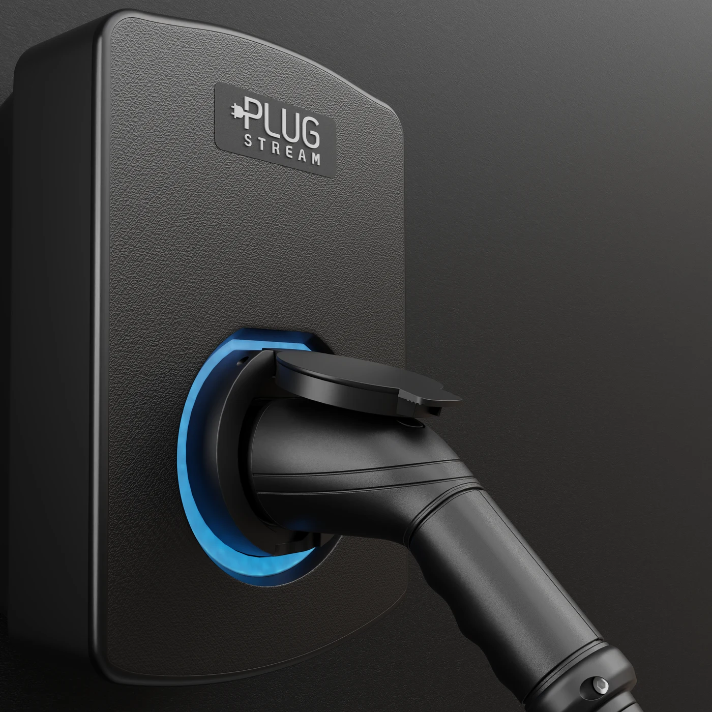 PlugStream 22S with Type 2 connector inserted