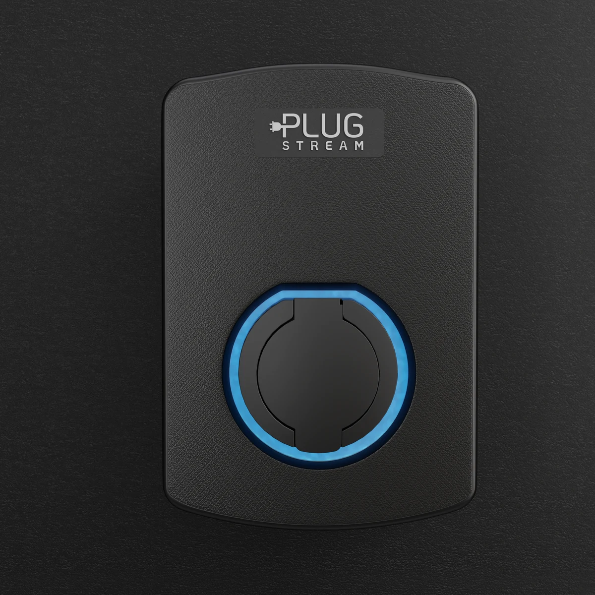 Front view of the PlugStream 7S socketed charger